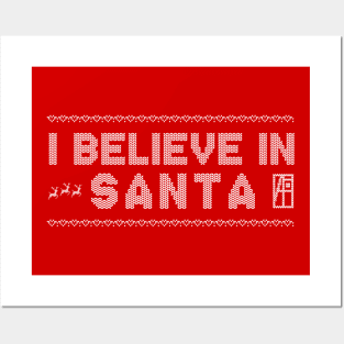 I Believe in Santa - Family Christmas - Merry Christmas Posters and Art